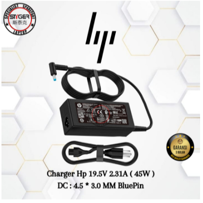 Charger Adaptor Hp 19.5V 2.31A 45W Bluepin Original  Sebelum Membeli Produk Sebaik Nya Tanyakan Dulu