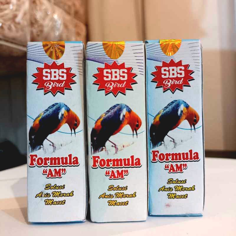 VITAMIN BURUNG SBS FORMULA AM VITAMIN BURUNG ANIS MERAH MACET BUNYI VOLUME KECIL DAN LOMBA