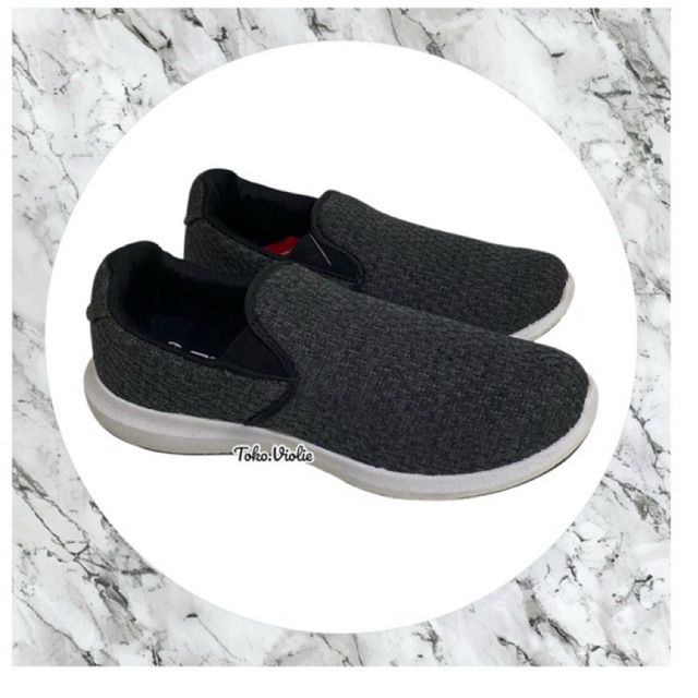 sepatu ando pria slip on