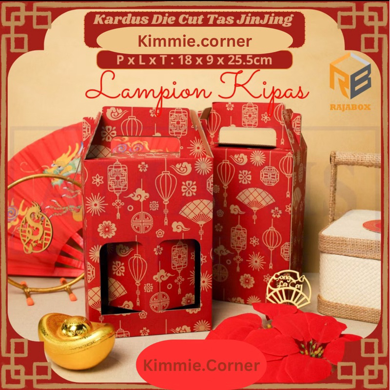 

BOX HAMPERS IMLEK botol 1LITER / KARDUS HAMPERS IMLEK DIE CUT JINJING