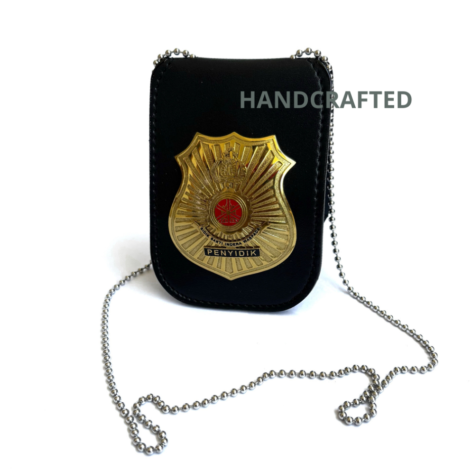 

Dompet ID Card Kalung Lencana KTA Penyidik / penyidik pembatu Kulit Asli