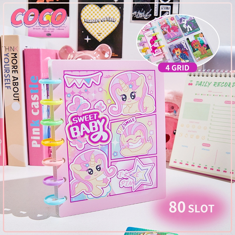 Album Foto Polaroid Photocard Holder A5 80 SLOT Saving Album/My Little Pony 3-Inch Card Collection B
