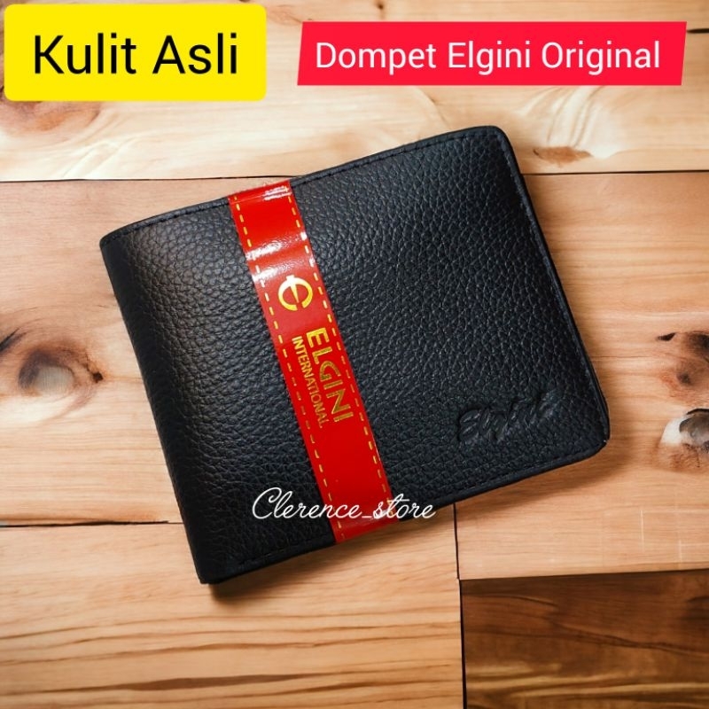 PROMO Dompet Pria Kulit Asli - Dompet Elgini Original 69512