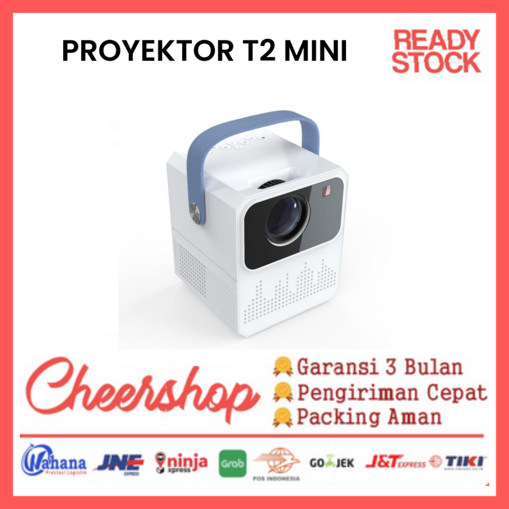 T2 MINI Proyektor ANDROID 11 Smart Projector 120 ANSI Lumens TF USB Proyektor T2mini