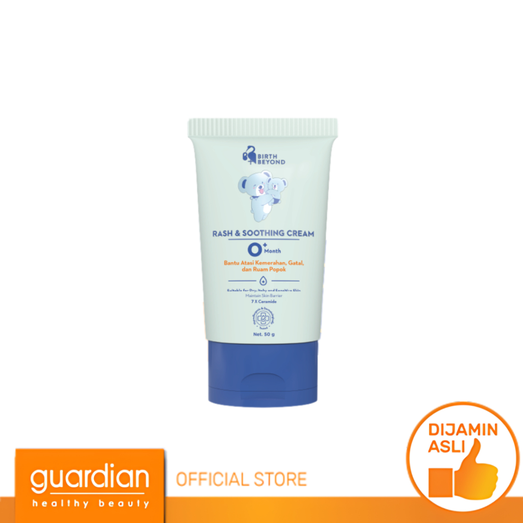 BiBi BIRTH BEYOND - Rash and Soothing Cream 50Gr | Krim Pereda Ruam, Anti Iritasi dan Gatal untuk Ba