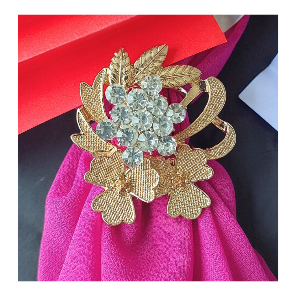 Ring Hijab Cincin Kerudung Bros Jilbab Serut Kolong Mewah Karakter