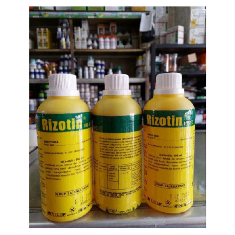 RIZOTIN 100EC 500ML INSEKTISIDA | PEMBASMI HAMA INSEKTISIDA SIPERMETRIN 100EC | RIZOTIN CAIR | RIZOT