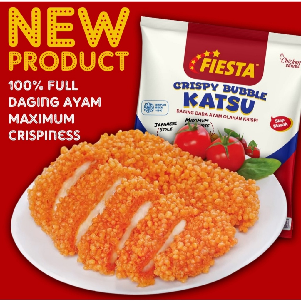 

FIESTA CRISPY BUBBLE KATSU 400GRAM - DISASS JOGJA