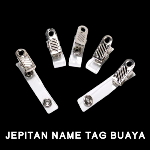 

Jepit Garis Name Tag / Jepit Tali ID Card / Jepit Besi Buaya