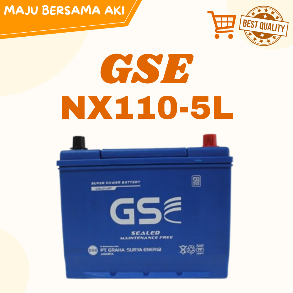 Aki mobil MAZDA CX 7,CX 9 GSE NX110-5L 80ah Accu Kering