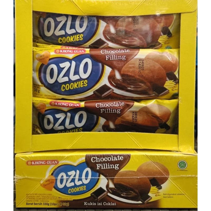 

Khong Guan Kukis Isi Cokelat Ozlo Cookies Berbatas Bersih 330g (10pcs)