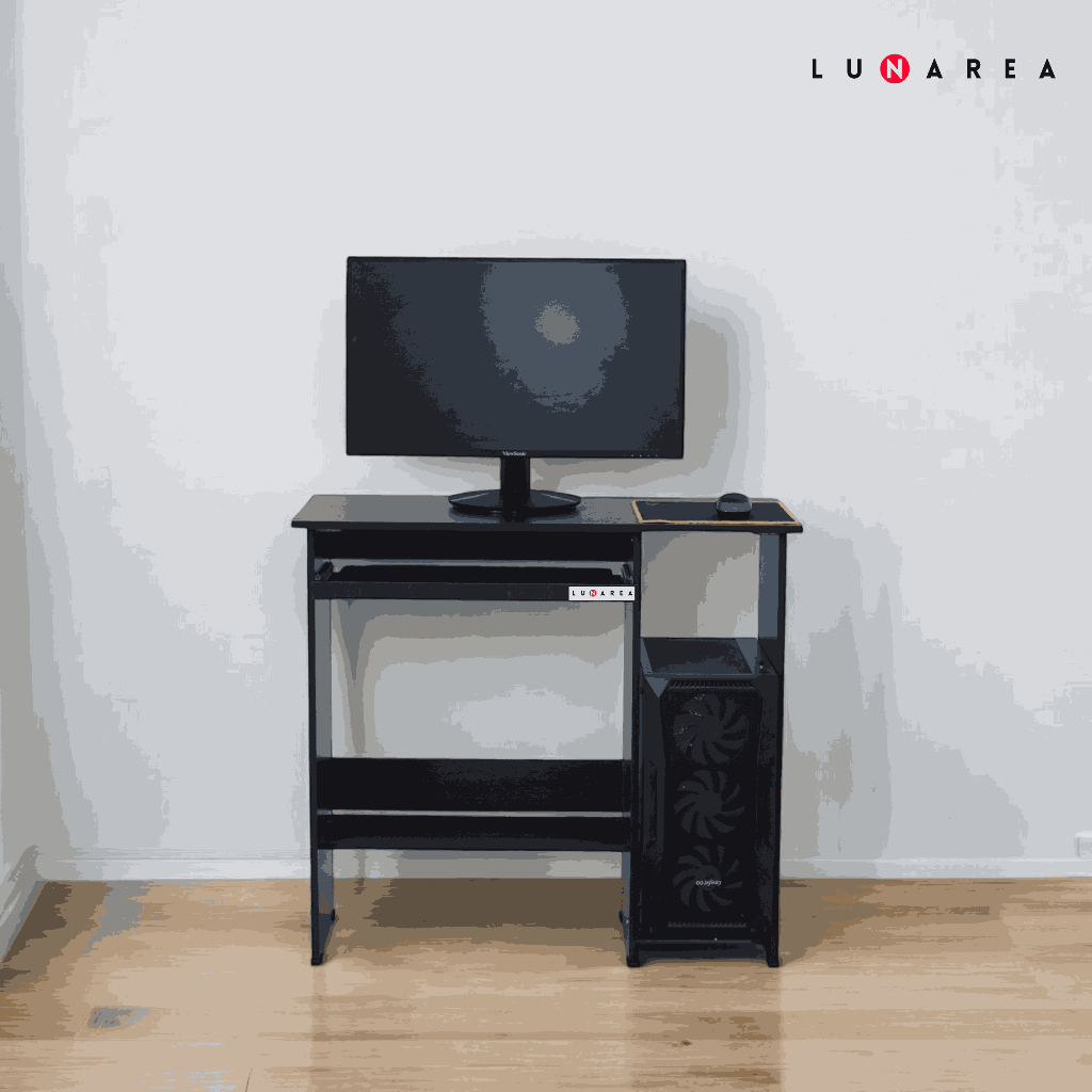 Lunarea Furniture - MC 02 - Meja Komputer Minimalis - Meja PC Minimalis - Meja Komputer