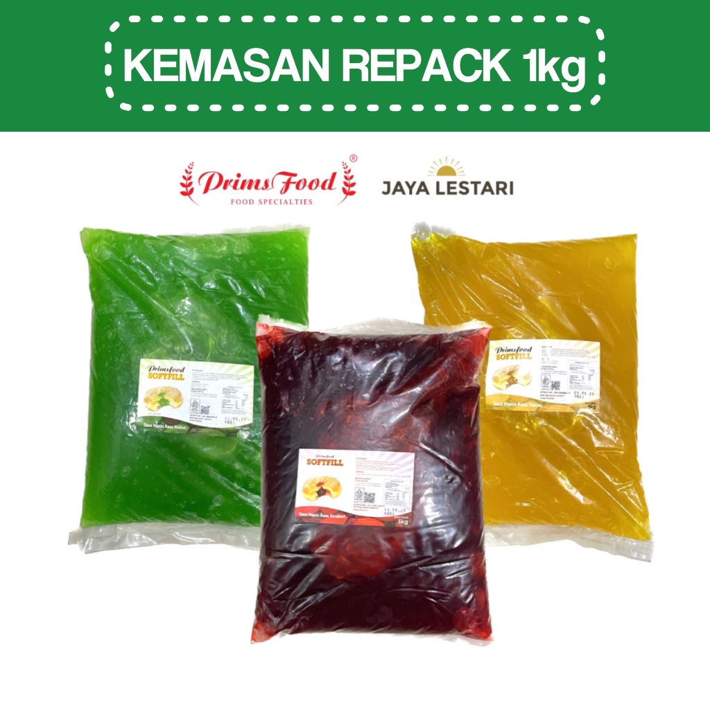 

Prims Food Softfill Excellent Selai Buah (Repack 1kg) (4 Varian Rasa)