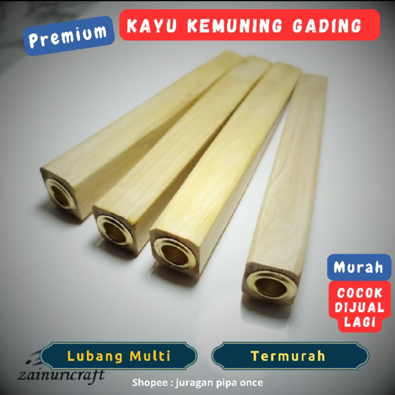 Once Pipa Rokok Kayu Galih Kemuning Segi