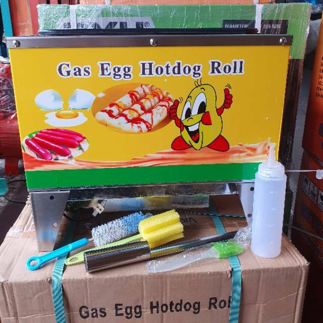 Mesin Sosis Telur Gas LPG 10 lubang/ Sostel Gas