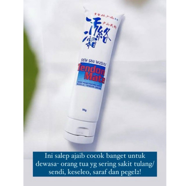 Salep Tendon Mate Krim Sakit Tulang Ekor Punggung Otot Lutut Saraf Racikan Sinshe Penang