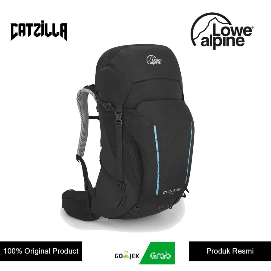 Tas Gunung Carrier Lowe Alpine Cholatse ND 40-45L Backpack - Black