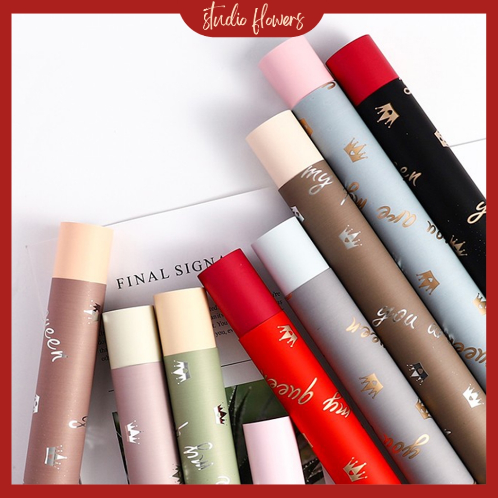 

(20 LEMBAR) Flower Wrapping Motif Bintang Twotone Bunga Kertas Buket Bunga Flower Paper Cellophane KB6023