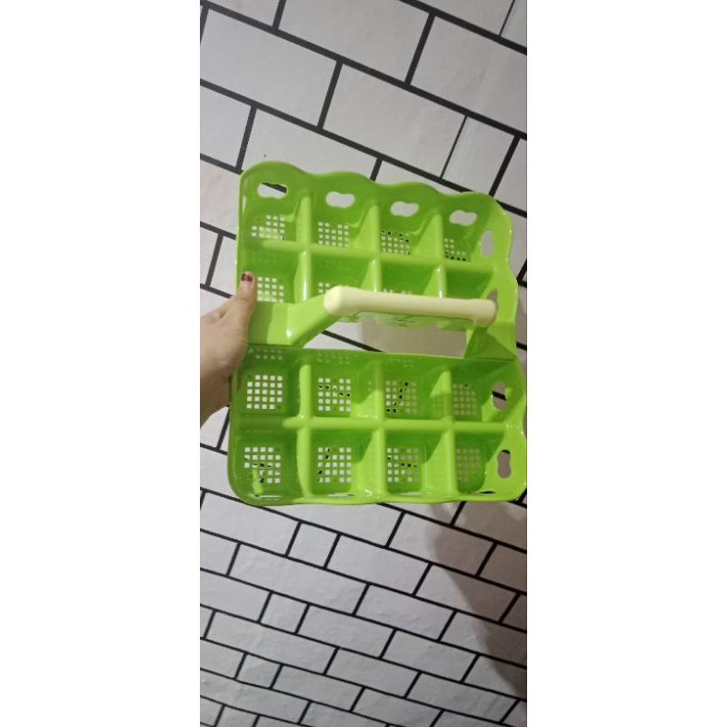 Rak Aqua gelas/Keranjang Aqua Gelas 16 slot