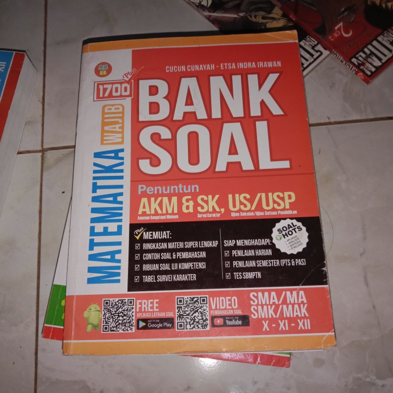 Preloved Matematika Wajib Bank Soal 1700