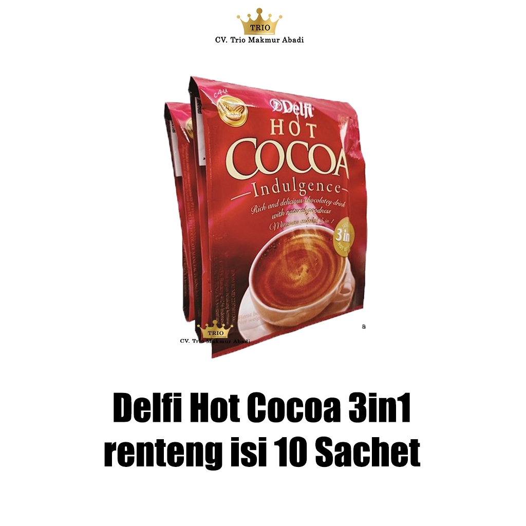 

Delfi Hot Cocoa 3in1 Renteng Isi 10 Sachet