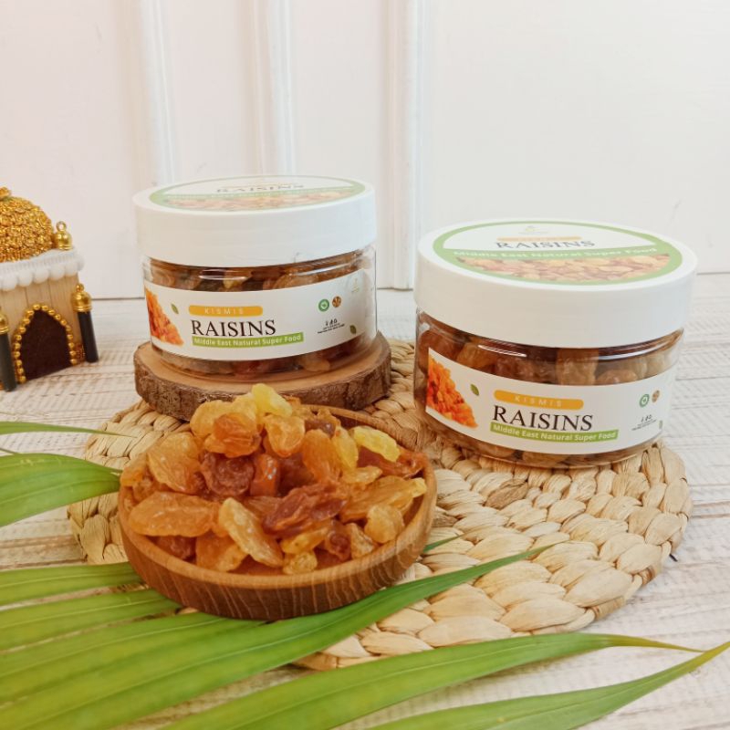 

Amanta Segar | Kismis Arab Raisin Kemasan Toples 200g Rasa Asam Manis Middle East Natural Superfood