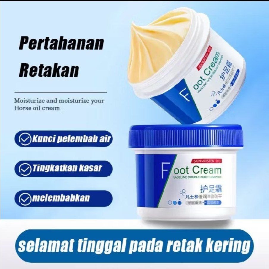 vaseline cream kaki pecah dan kering krim kaki foot cream krim kaki obat kaki pecah pecah kasar tumi