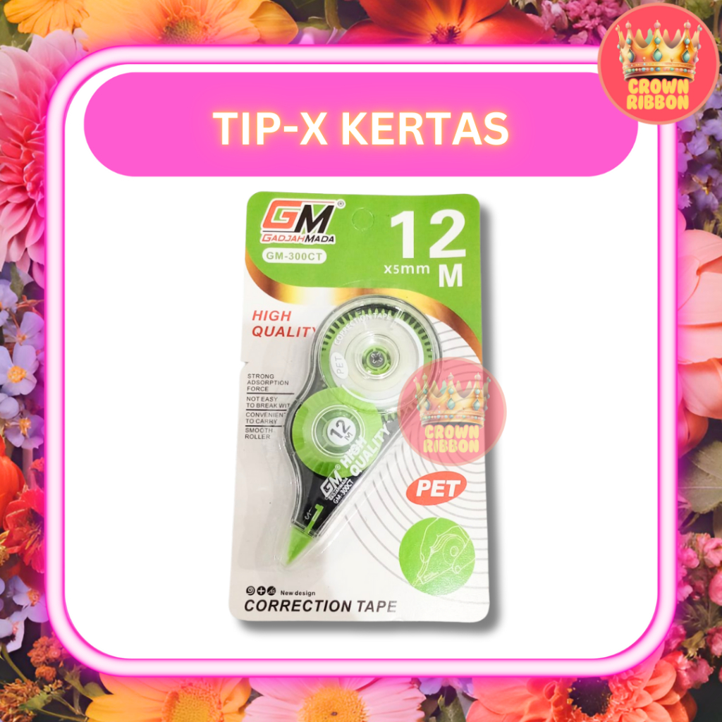 

Tip ex KERTAS / panjang 12 Meter