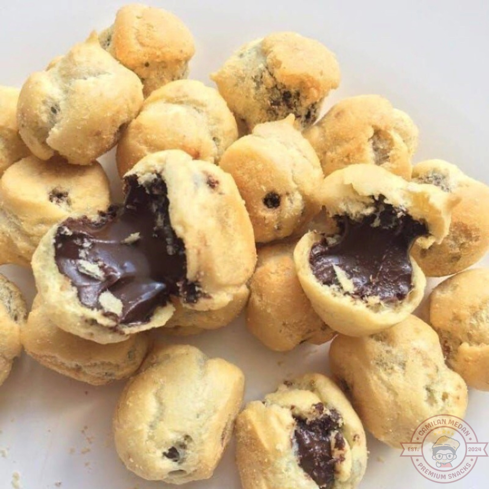 

Kue Soes Coklat Lumer / Kue Sus Kering Premium 100 gr | Camilan Medan