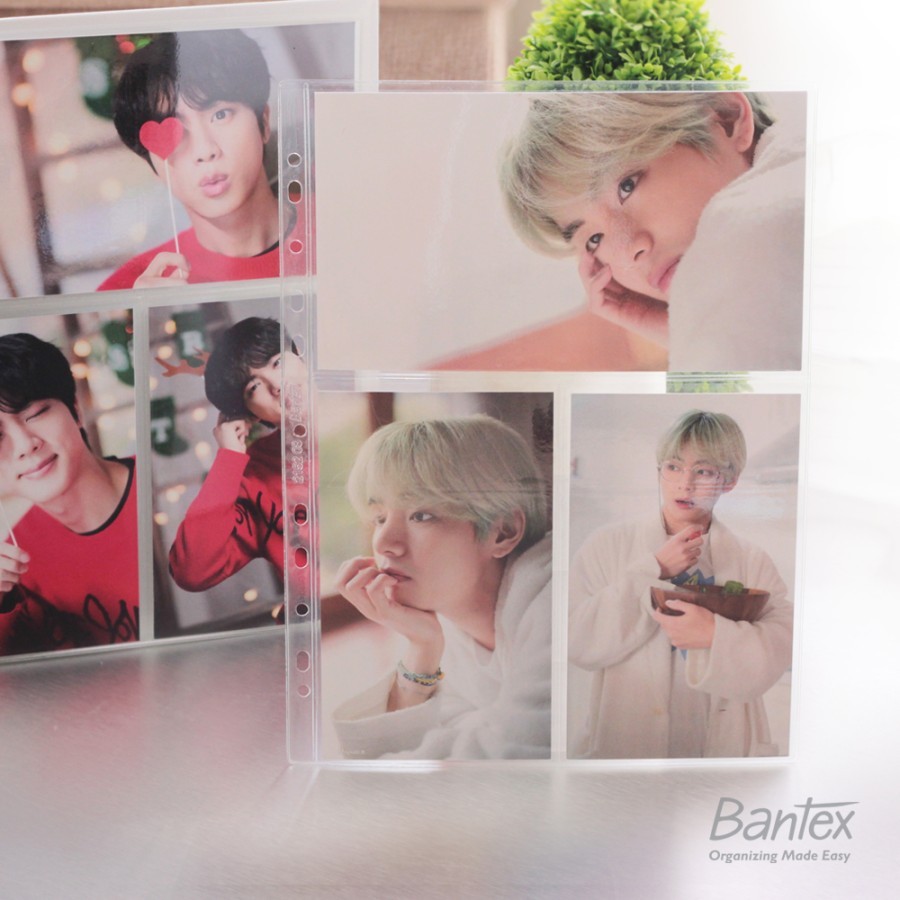 

Bantex Collector Pocket A4 Photocard 3P Clear #2152 (5 Sheets)