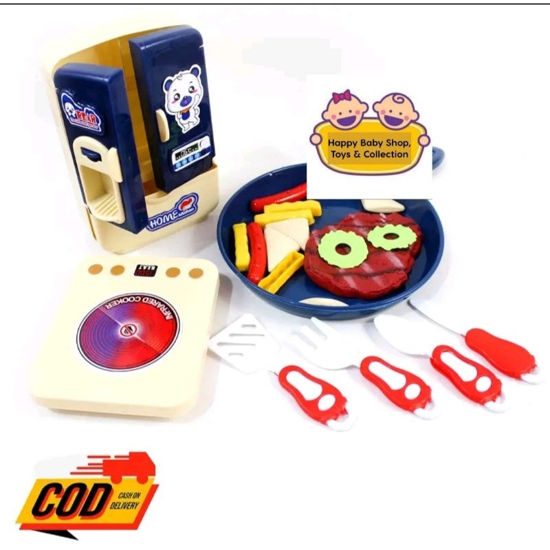 Mainan Refrigerator Delicious Food YK31