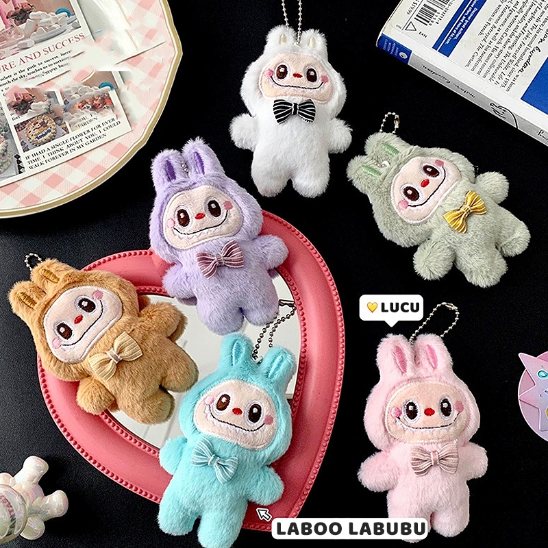 Gantungan Kunci Labubu Gantungan Tas Boneka Labubu keychain Ganci lucu boneka