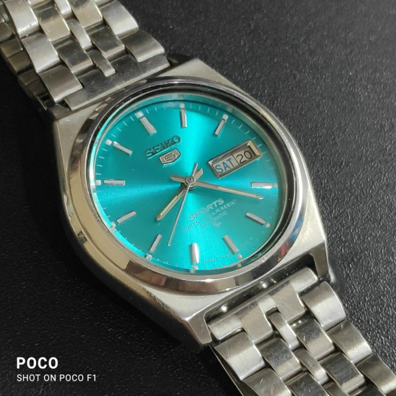 SEIKO 5 17J REF. 7009-876A TIFFANY MOD DIAL Circa 1988 