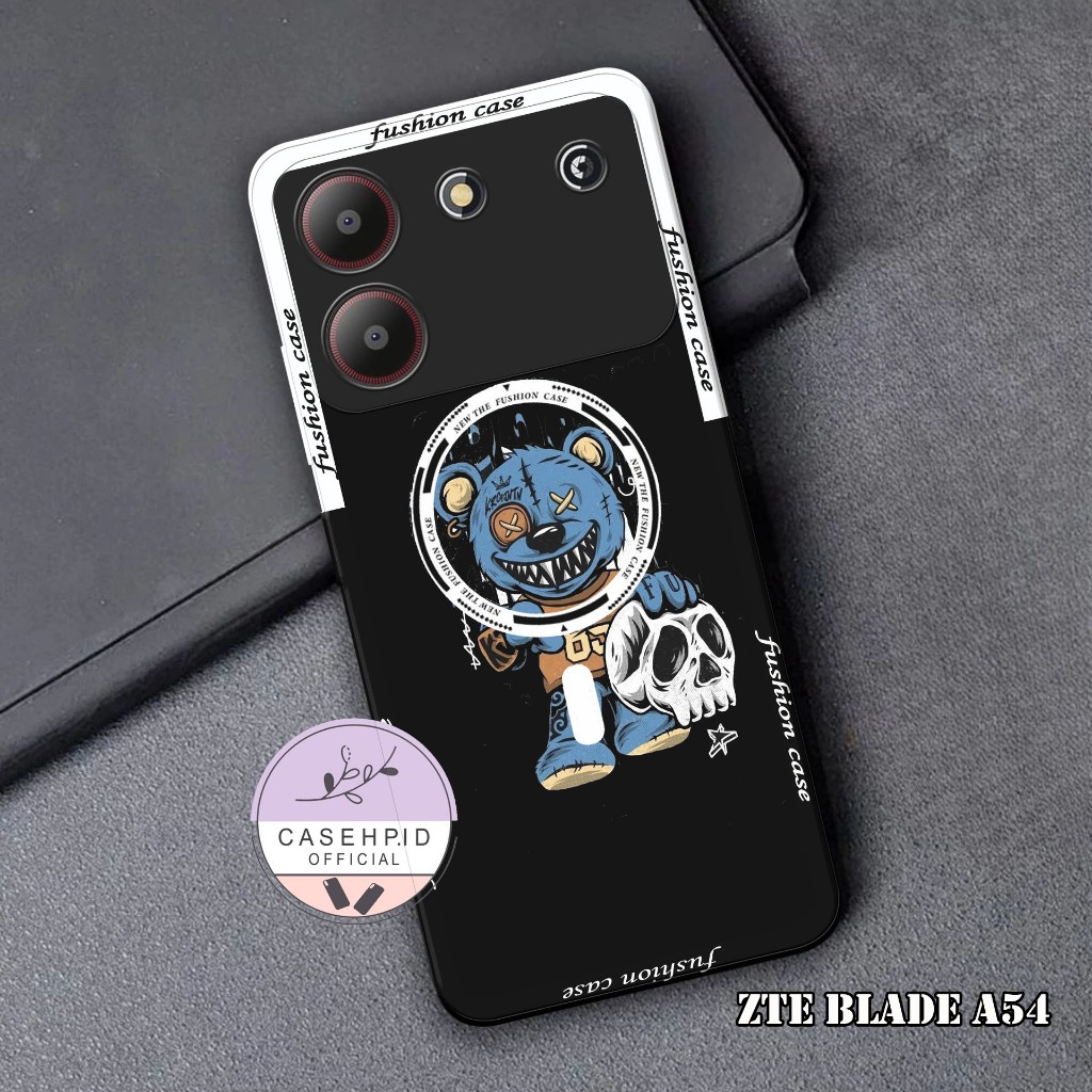 Softcase ZTE Blade A54 - Case pro camera - MOTIF KEREN - bahan karet lentur - casing ZTE Blade A54 -