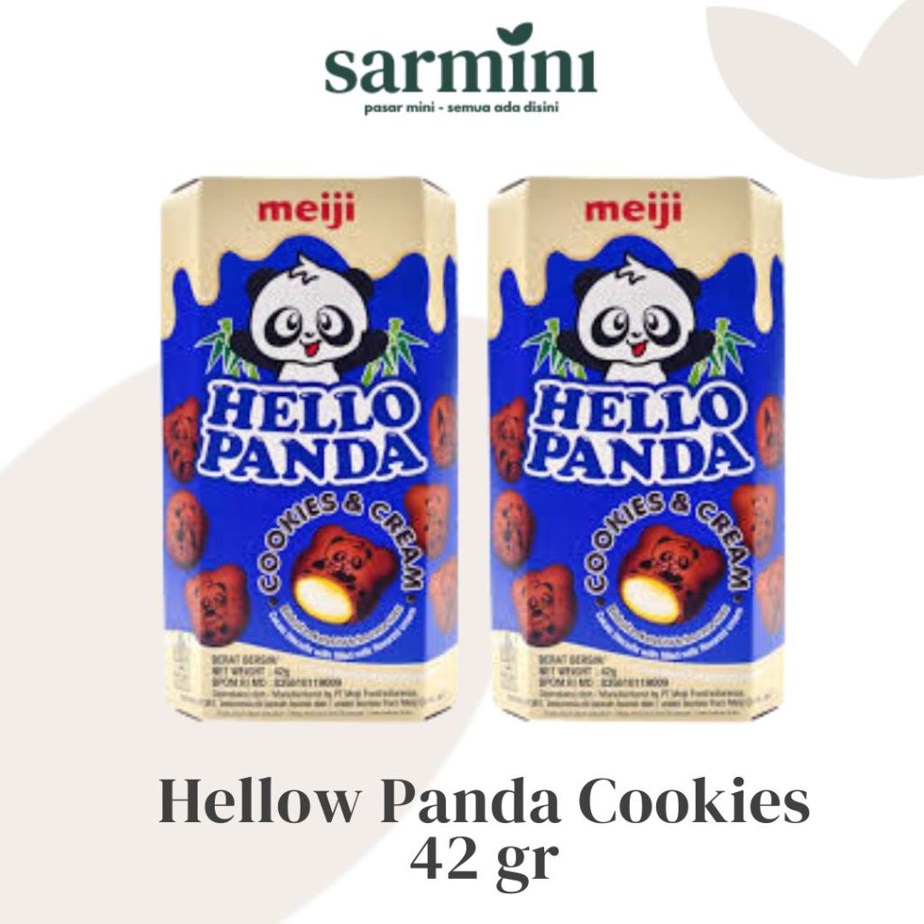 

Meiji Hello Panda Cookies and Cream 42gr