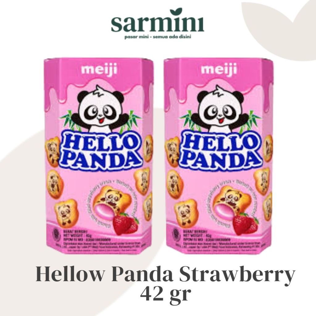 

Meiji Hello Panda Strawberry Cream 42gr