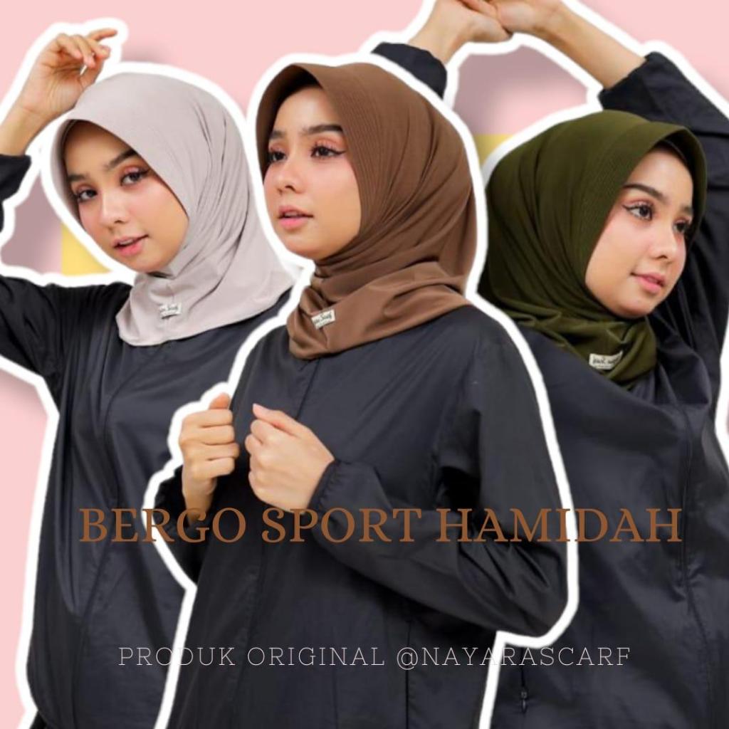 BERGO SPORT  JERSEY PREMIUM I JILBAB SPORT JERSEY