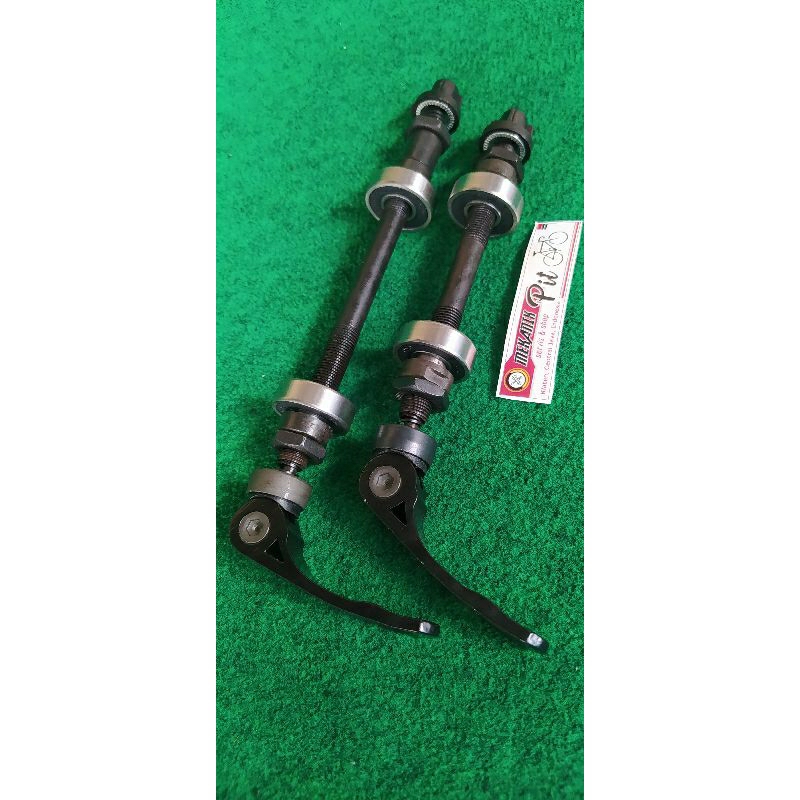 AS SEPEDA QUICK RELEASE DEPAN-BELAKANG BEARING/LAKER