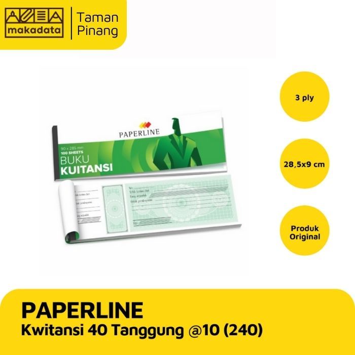 

PAPERLINE KUITANSI / BUKU KWITANSI TANGGUNG (1 PCS)