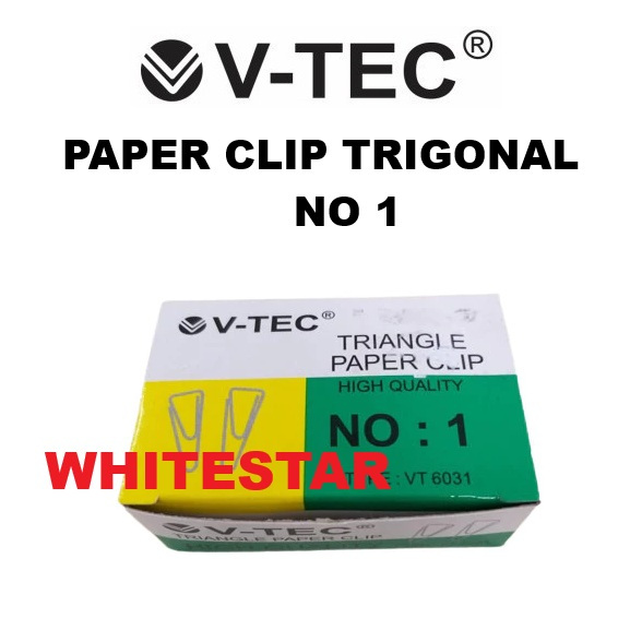 

paper clip no 1 / trigonal clip / jepit kertas v-tec