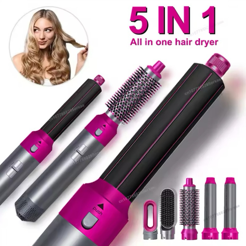 【Ready & COD】Hair Dryer 5 in 1 Professional Perawatan Salon Alat Pengering Rambut Mini Hair Dryer Lo