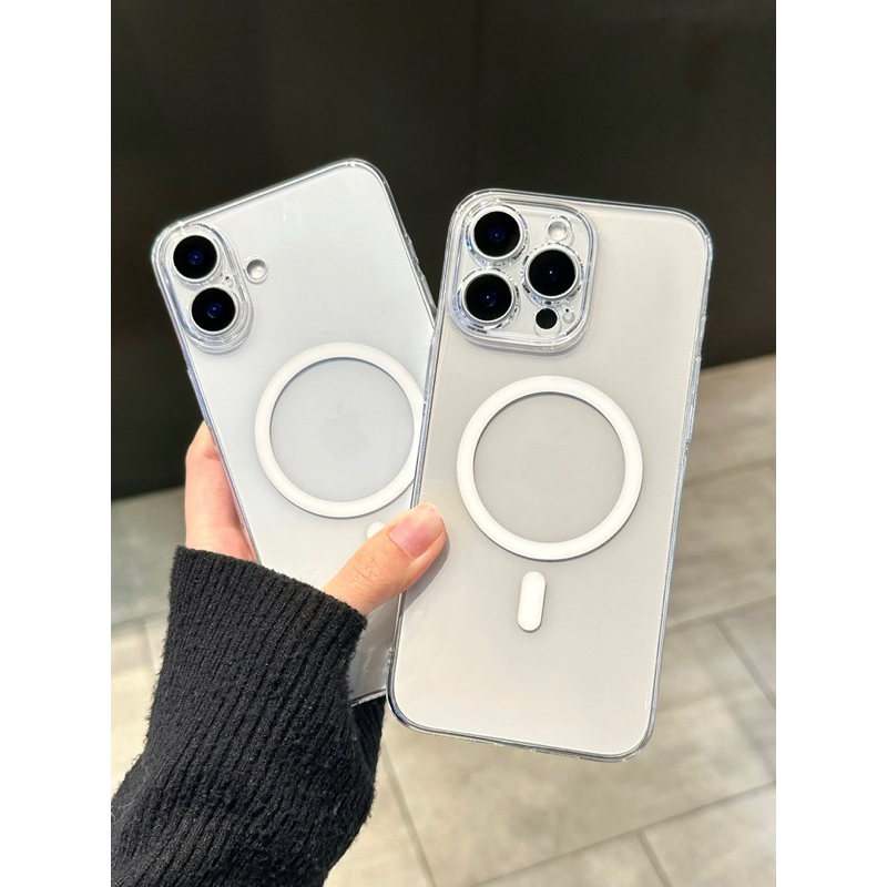 Hardcase Clear Magsafe Anti Yellow Iphone 12/13/14/15/16 Slim | Slim Case | Clear Case Iphone