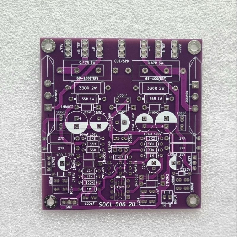 PCB SOCL 506 Model 2U Double Layer