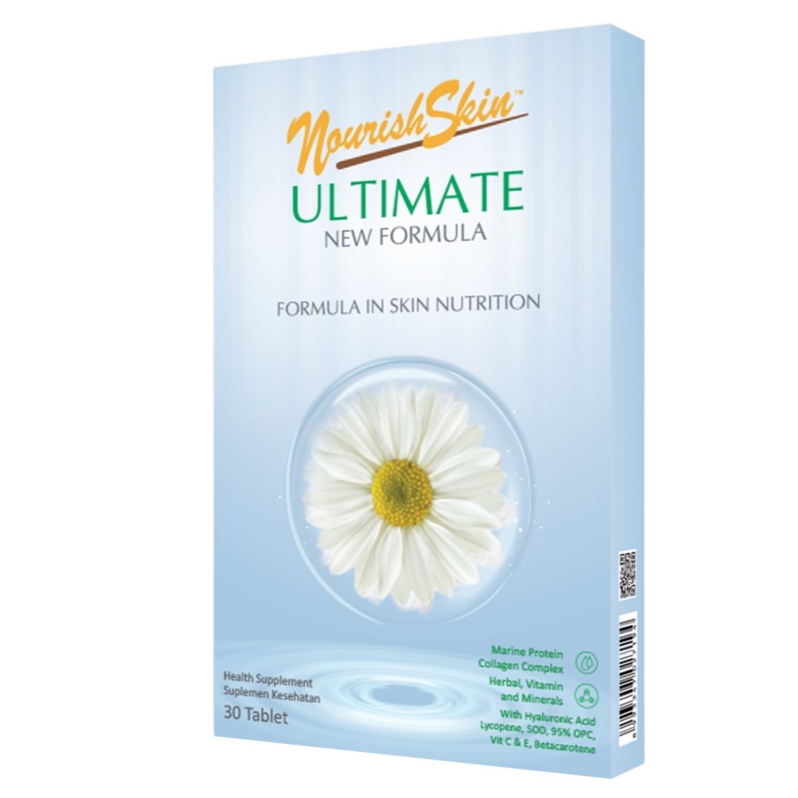 NOURISH SKIN ULTIMATE NEW FORMULA 15`S (Eceran)- Rahasia Awet Muda Usia 30-an