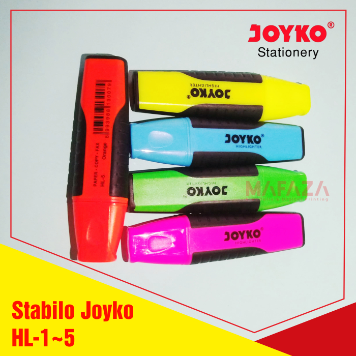

[1 Pcs] Stabilo Joyko HL-1~5 / Highlighter Joyko HL-1~5
