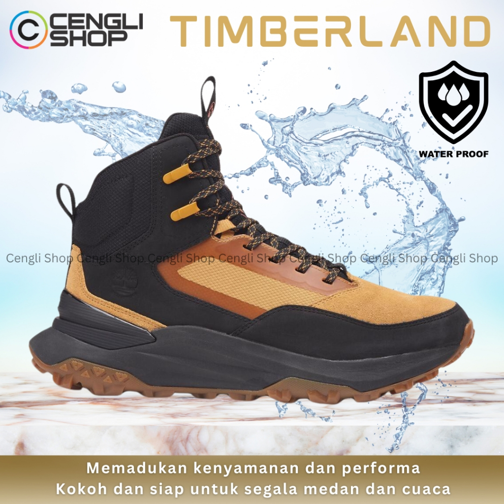 TM46 SEPATU PRIA BOOT TIMBERLAND ORIGINAL BOOTS KULIT ASLI ORI