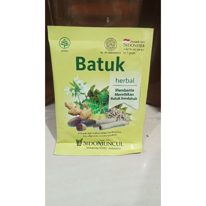 

Batuk Sidomuncul 1pack isi 10bungkus