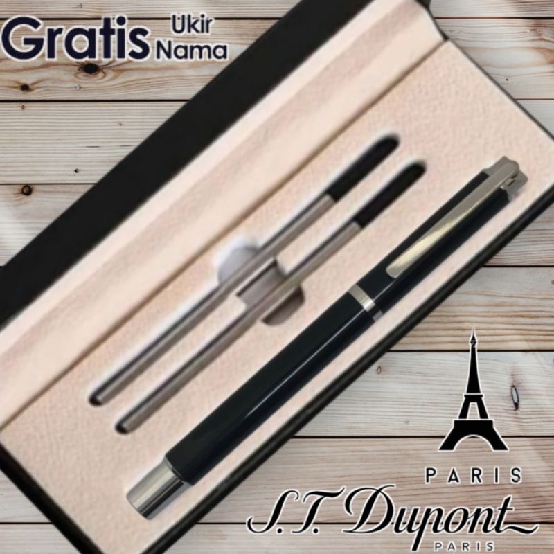 

Ballpoint Mewah Giftset Pulpen Hampers St Dupont Free Refill Gratis Grafir Nama