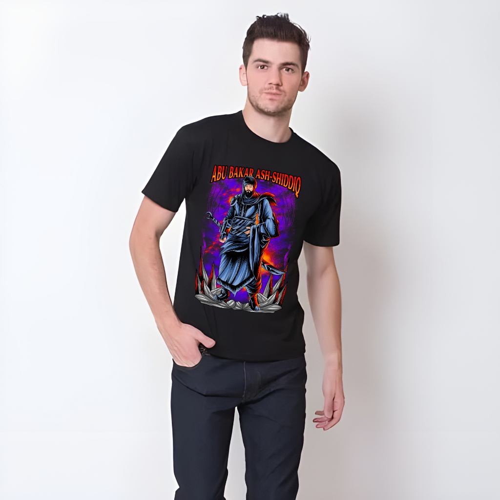 KAOS SABLON DTF BAHAN TEBAL COTTON COMBED 20S