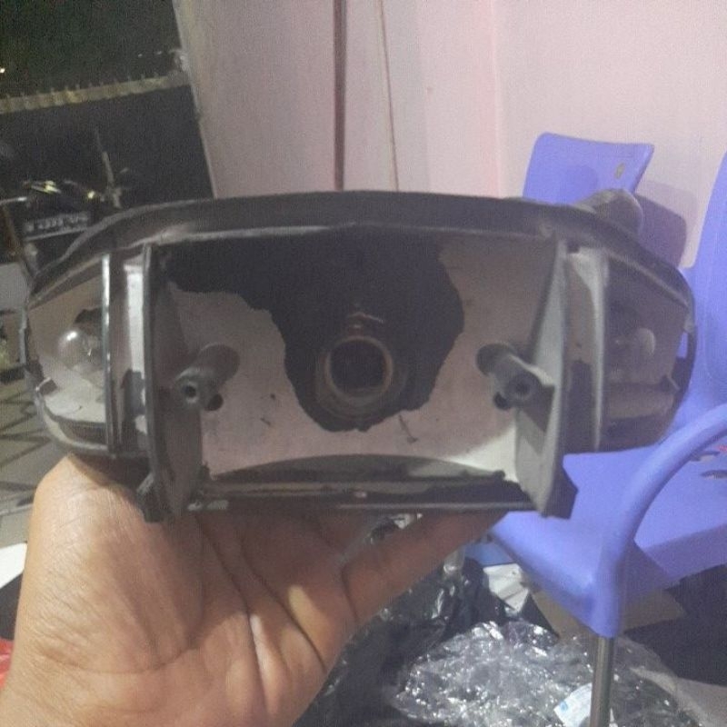 rumah reflektor belakang honda grand ori copotan